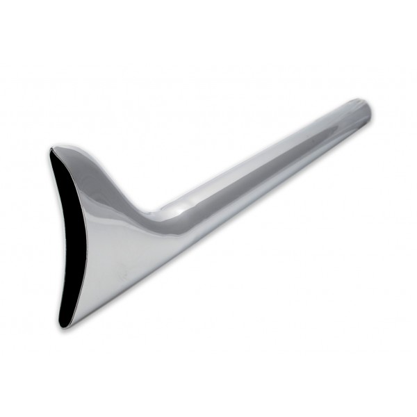 SILENCIEUX ECHAPPEMENT UNIVERSEL FISHTAIL 30" CHROME POUR CUSTOM MOTO ET HARLEY DAVIDSON