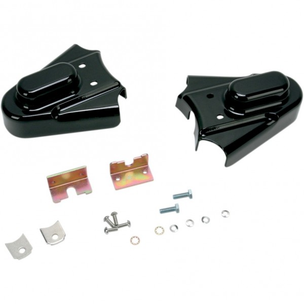 COPRIMOZZI POSTERIORI NERI PER HARLEY DAVIDSON FXST FLST SOFTAIL '97-'05