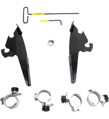 PARABREZZA CARENATURA BATWING FAIRING HARLEY DAVIDSON XL SPORTSTER 1200T SUPERLOW '14-'18