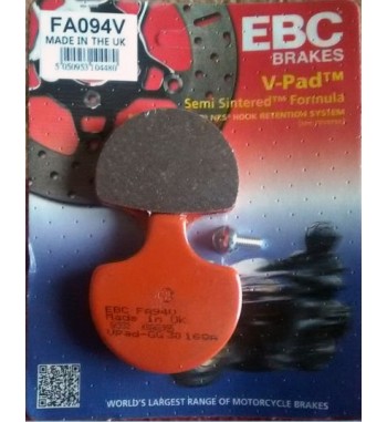 PASTIGLIE SINTERIZZATE FRENO ANTERIORE EBC HH PER HARLEY DAVIDSON SPORTSTER E BIG TWIN '84-'11