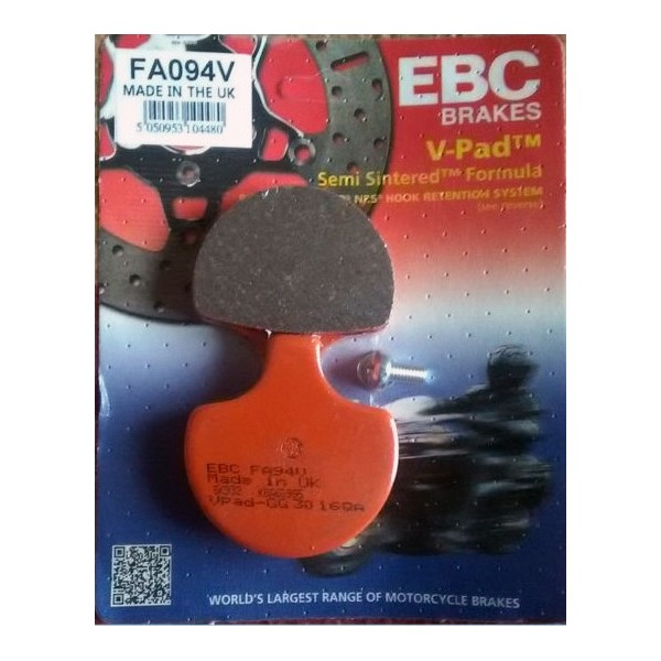 BREMSKLOTZ VORNE EBC HH SINTERED FÜR HARLEY DAVIDSON SPORTSTER UND BIG TWIN '84-'11