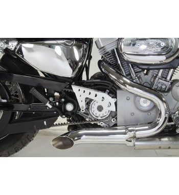 BOITIER DE PIGNON OUTLAW CHROME POUR HARLEY DAVIDSON XL SPORTSTER '04-'17