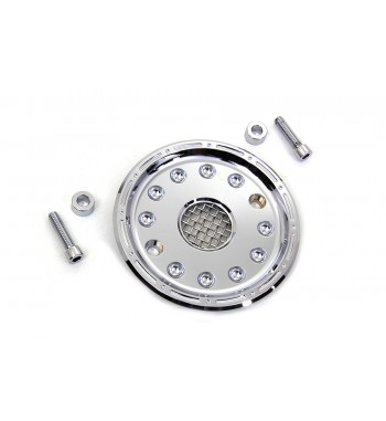 SPROCKET COVER CHROME OUTLAW FOR HARLEY DAVIDSON XL SPORTSTER '04-'17