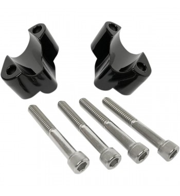 EXTENSION 1" BLACK RISER HANDLEBAR FOR HARLEY DAVIDSON XL 1200X FORTY-EIGHT '10-'17