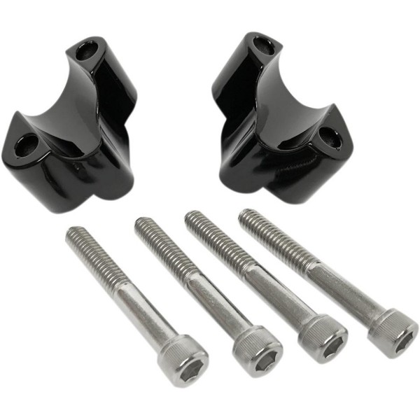 ESTENSIONI RISER NERI 1" PER MANUBRIO HARLEY DAVIDSON XL 1200X FORTY-EIGHT '10-'17