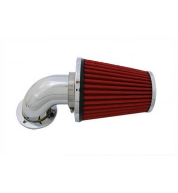 FILTRO ARIA CONICO CYCOVATOR 90° CROMATO HIGH POWER PER HARLEY DAVIDSON XL SPORTSTER '07-'17