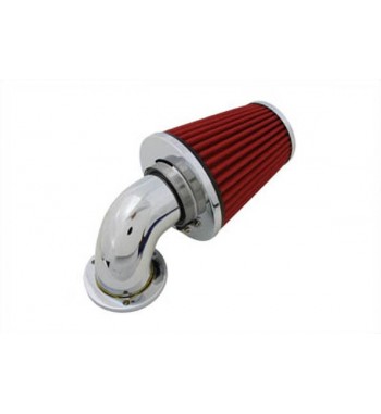 FILTRO ARIA CONICO CYCOVATOR 90° CROMATO HIGH POWER PER HARLEY DAVIDSON XL SPORTSTER '07-'17