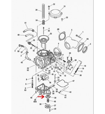 POMPE D'ACCÉLÉRATEUR DIAPHRAGM POUR CARBURATEUR KEIHIN HARLEY DAVIDSON