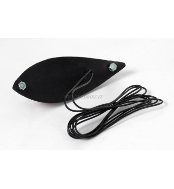 ORNAMENTO CROMATO VINTAGE A LUCE ARANCIONE PER PARAFANGO