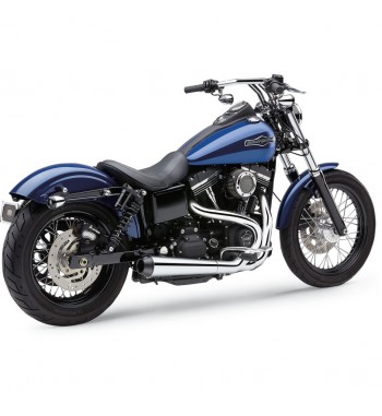 AUSPUFF SYSTEM COBRA EL DIABLO 2 IN 1 CHROME FÜR HARLEY DAVIDSON FXD DYNA '12-'17