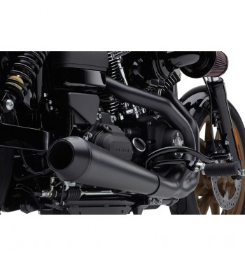 POTS D'ÉCHAPPEMENT COBRA EL DIABLO 2 EN 1 NOIR POUR HARLEY DAVIDSON FXD DYNA '12-'17