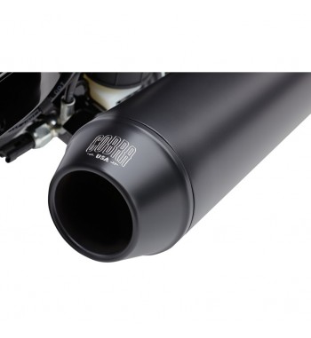 AUSPUFF SYSTEM COBRA EL DIABLO 2 IN 1 SCHWARZ FÜR HARLEY DAVIDSON FXD DYNA '12-'17