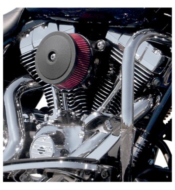 AIR FILTER BOX S&S SUPER STOCK™ STEALTH FOR HARLEY DAVIDSON TWIN CAM 2001-2017