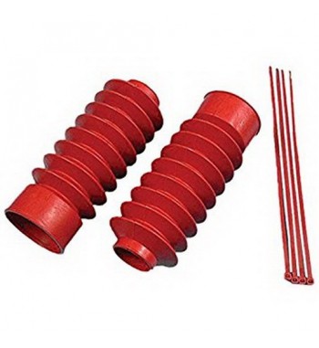 SOFFIETTI DA 230 ROSSI PER FORCELLA DA 41 MM MOTO CUSTOM E HARLEY DAVIDSON