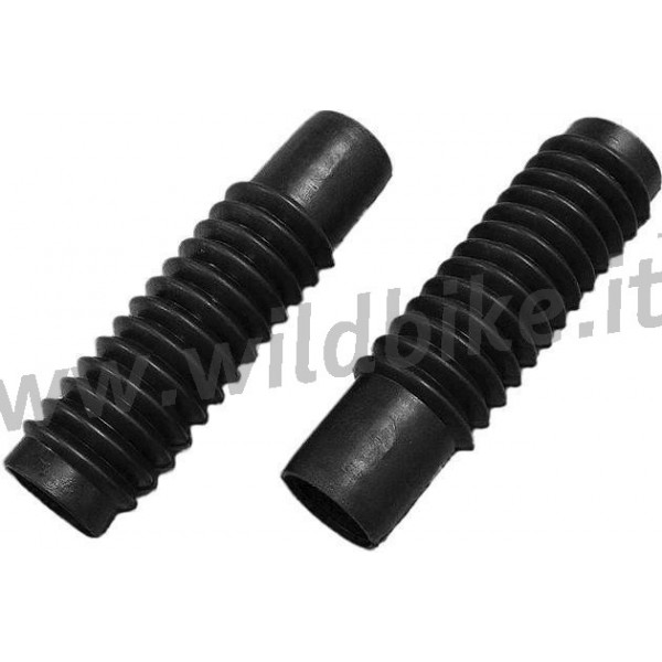 COUVERTURE SOUFFLETS OLD SCHOOL  SET 175 NOIR POUR FOURCHE 39 MM MOTO CUSTOM ET HARLEY DAVIDSON
