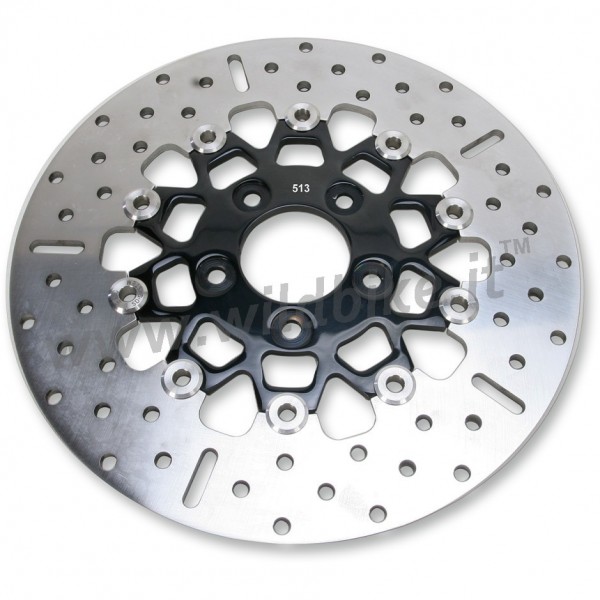 BREMSSCHEIBE HINTEN ROUND FLOATING EBC WIDE SCHWARZ FÜR HARLEY DAVIDSON XL SPORTSTER '00-'10