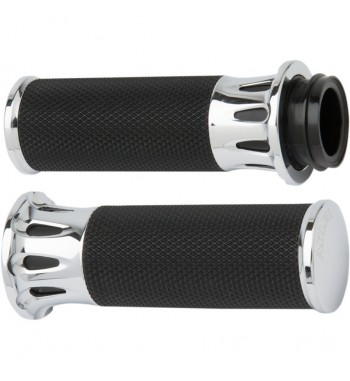 POIGNÉES ARLEN NESS® FUSION DEEP CUT CHROME POUR HARLEY DAVIDSON