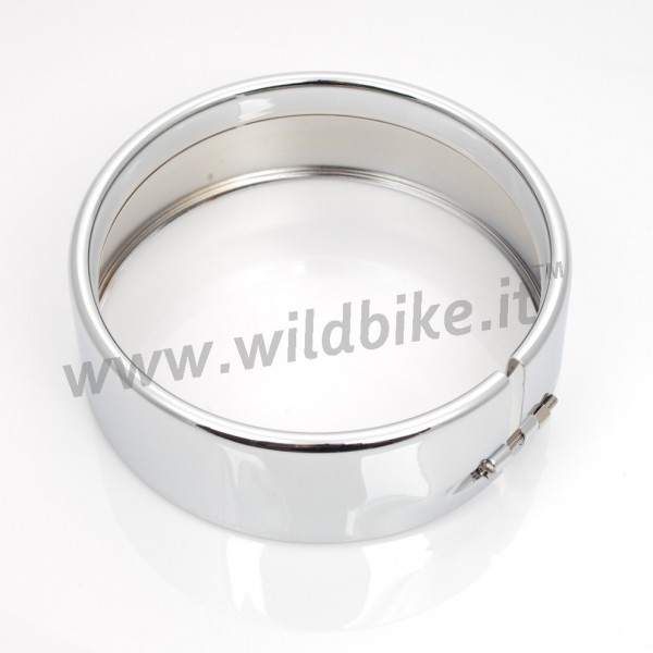 ANELLO CROMATO DI ESTENSIONE 1.8" FARO CENTRALE HARLEY XL SPORTSTER 