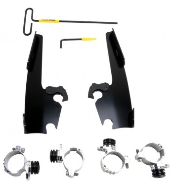 PARE-BRISE MEMPHIS SLIM 15" TRASPARENT POUR HARLEY DAVIDSON XL 1200 C SPORTSTER CUSTOM '11-'18