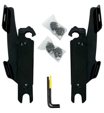 PARE-BRISE MEMPHIS SLIM 15" TRASPARENT POUR HARLEY DAVIDSON FLS SOFTAIL '90-'17