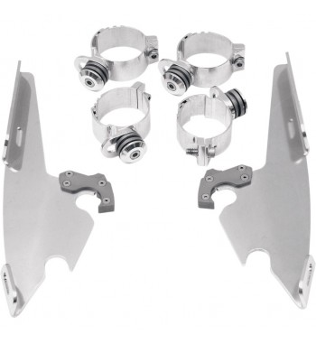 PARE-BRISE MEMPHIS SLIM 15" TRASPARENT POUR HARLEY DAVIDSON FXD DYNA '06-'17