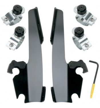 WINDSCHUTZSCHEIBE MEMPHIS SLIM 17 " TRANSPARENT FÜR HARLEY DAVIDSON XL SPORTSTER '87-'17