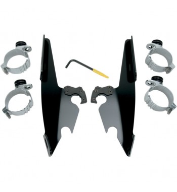 PARABREZZA MEMPHIS SLIM DA 15 " TRASPARENTE PER HARLEY DAVIDSON FXD DYNA '06-'17