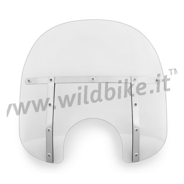 MEMPHIS SLIM WINDSHIELD 15" CLEAR FOR HARLEY DAVIDSON XL SPORTSTER '87-'17