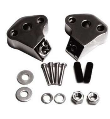 HINTERE BLINKER-MONTAGEHALTER KURZ CHROM FHARLEY DAVIDSON FLH FLT TOURING 1985-2017