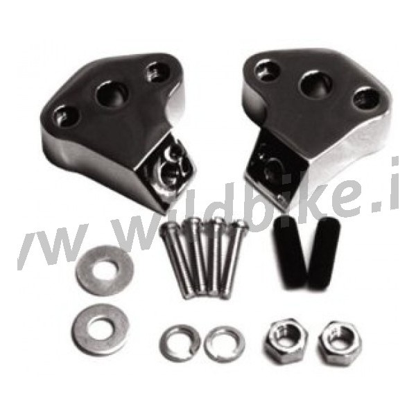 HINTERE BLINKER-MONTAGEHALTER KURZ CHROM FHARLEY DAVIDSON FLH FLT TOURING 1985-2017