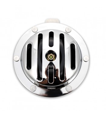 CLACSON CROMATO SLOTED DA 116 DB PER MOTO E HARLEY 883