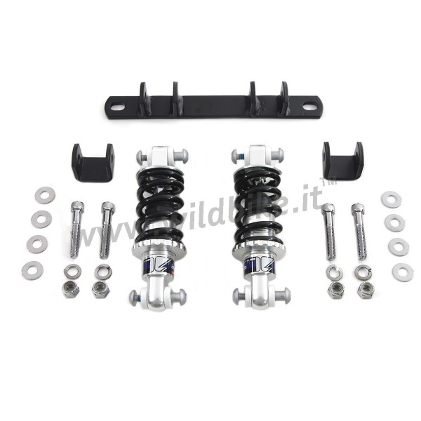 KIT MINI AMMORTIZZATORI DA 5" PER SELLE MONOPOSTO MOTO CUSTOM E HARLEY DAVIDSON