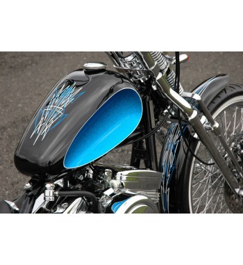 GASBEHÄLTER OD SCHOOL DISHED 3,5 GAL. FUER HARLEY DAVIDSON XL SPORTSTER '07-'17