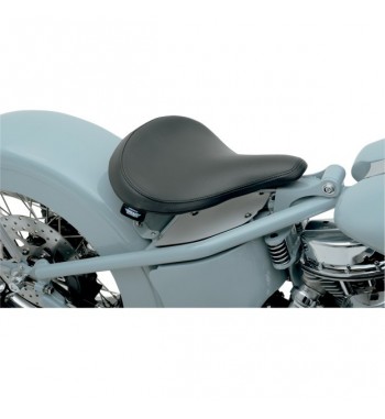 SELLE SOLO RESSORTS CLASSIC GRAND VINYLE NOIR CUSTOM MOTOS ET HARLEY DAVIDSON