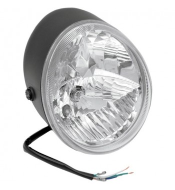FARO FANALE ASSEMBLATO NERO COMPLETO DI STAFFA PER HARLEY DAVIDSON V-ROD
