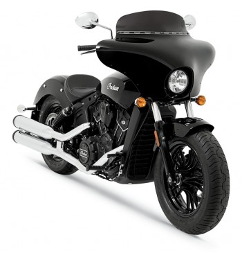 BATWING FAIRING CARÉNAGE PARE-BRISE NOIR INDIAN SCOUT/SCOUT SIXTY 2015-25
