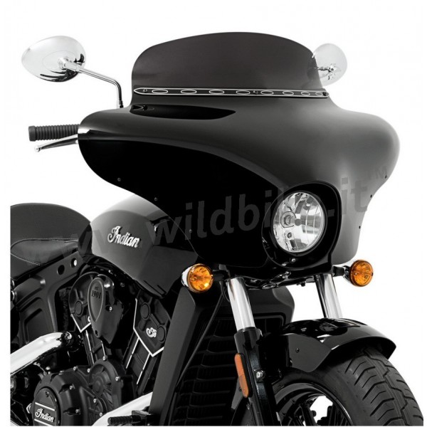 BATWING FAIRING CARÉNAGE PARE-BRISE NOIR INDIAN SCOUT/SCOUT SIXTY 2015-25