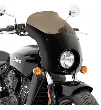 PARE-BRISE BULLET FAIRING NOIR POUR INDIAN SCOUT '15-'18