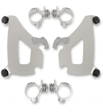 PARE-BRISE BULLET FAIRING NOIR POUR INDIAN SCOUT '15-'18