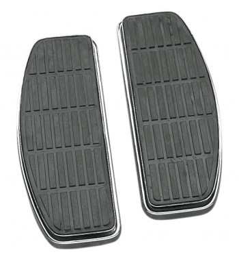 REPOSE-PIEDS CONDUCTEUR REPL.50621-79A CHROME POUR HARLEY DAVIDSONFLH/FLS/FLT SOFTAIL TOURING' 87-'17