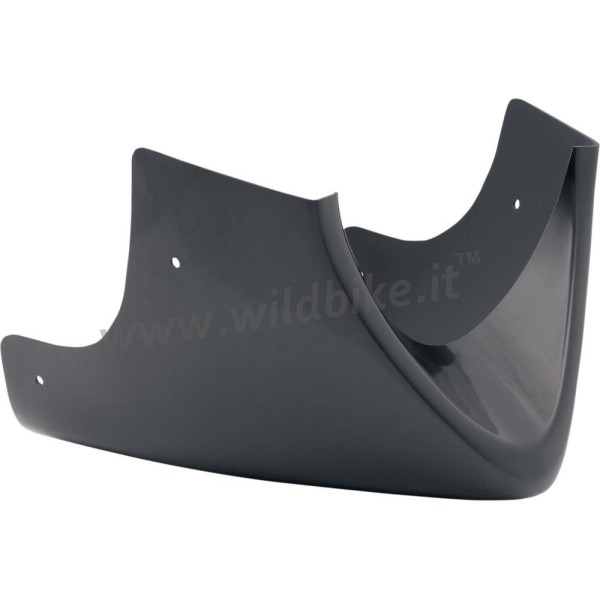 UNIVERSAL AERODYNAMIC AIR SCOOP BLACK FOR CUSTOM MOTORCYCLE