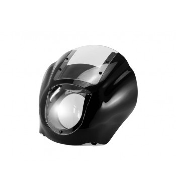 UNIVERSAL CLUB STYLE FAIRING BLACK FOR MOTO CUSTOM AND HARLEY DAVIDSON