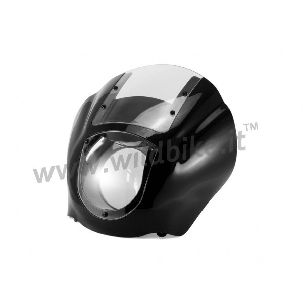 UNIVERSAL CLUB STYLE FAIRING BLACK FOR MOTO CUSTOM AND HARLEY DAVIDSON
