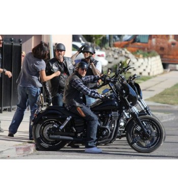 PARE-BRISE CARENAGE UNIVERSEL CLUB STYLE FAIRING NOIR POUR MOTO CUSTOM ET HARLEY DAVIDSON