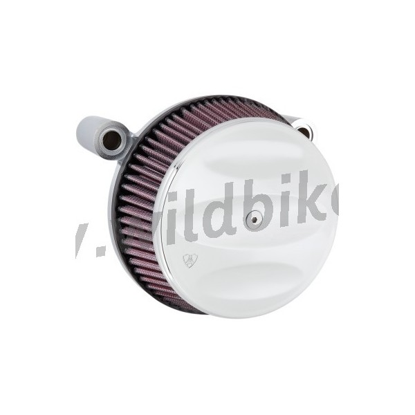 FILTRO ARIA BIG SUCKER TONDO STAGE I SCALLOPED CROMATO ARLEN NESS 18-341 HARLEY DAVIDSON TOURING 2018