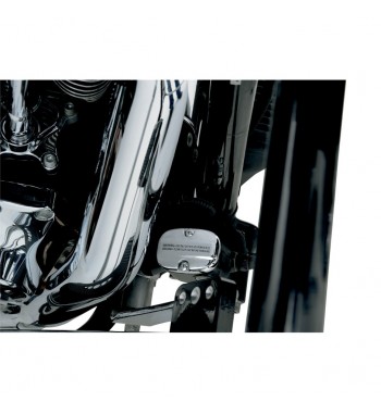 TAPPO CROMATO COPRI POMPA FRENO POSTERIORE OEM HARLEY DAVIDSON FLH FLT TOURING ' 08-'17