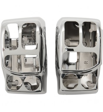 GUSCI BLOCCHI CROMATI COMANDI PULSANTI PER MANUBRIO HARLEY DAVIDSON FLH FLT TOURING 2014-2025