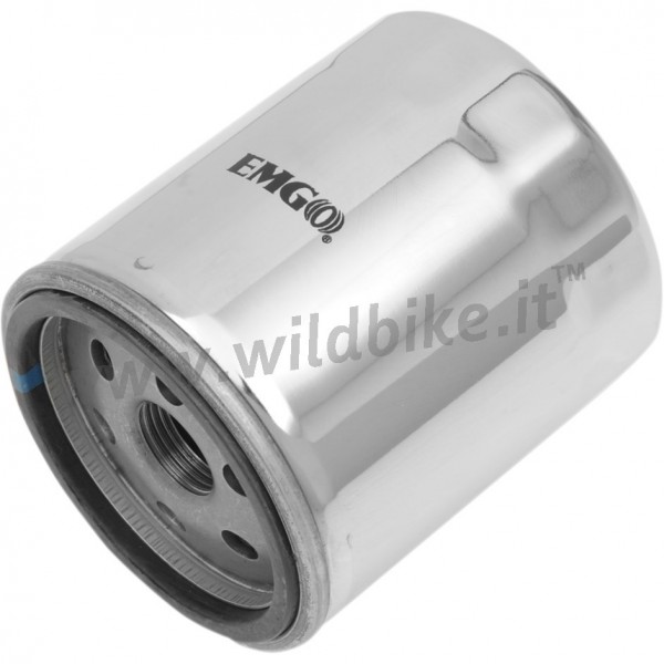 FILTRO OLIO DI RICAMBIO MICRO-TECH CROMATO PER MOTO HARLEY DAVIDSON XL SPORTSTER '96-'17