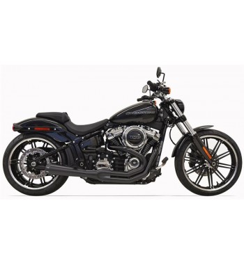 AUSPUFF 2-INTO-1 SYSTEMS BASSANI ROAD RAGE III SCHWARZ FÜR HARLEY DAVIDSON BREAKOUT/FAT BOY M8 2017-2018