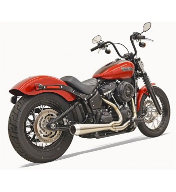 AUSPUFF 2-INTO-1 SYSTEMS BASSANI ROAD RAGE III INOX HARLEY DAVIDSON SOFTAIL M-EIGHT 18-24